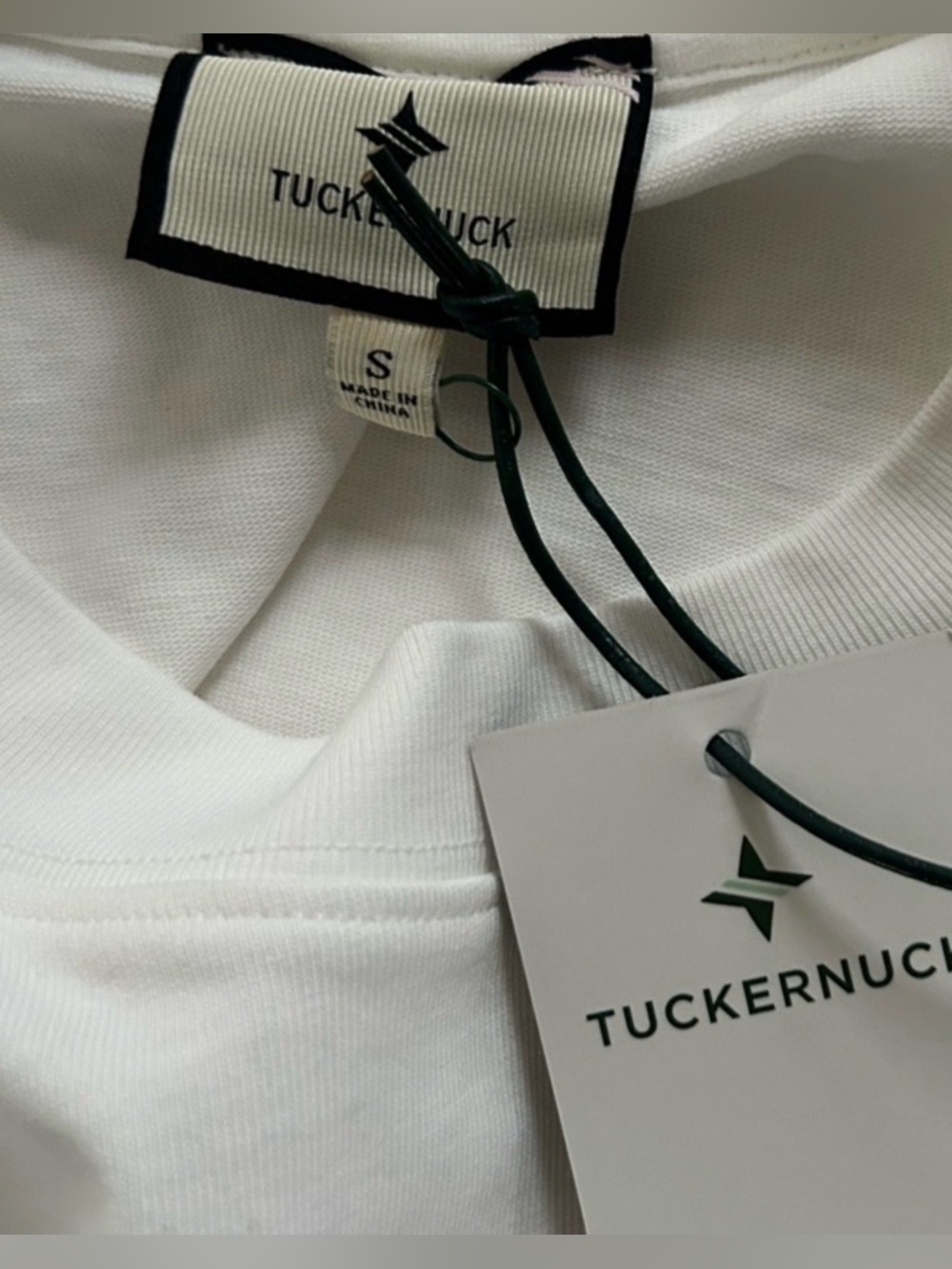 NWT Tuckernuck (S) Adler Tee Long-sleeve White - Picture 6 of 8